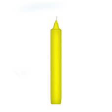 Svíčka rovná žlutá 17 cm / 32205