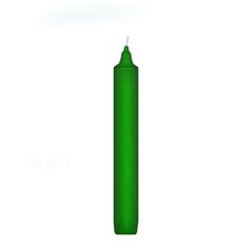 Svíčka rovná tmavě zelená 17 cm / 32206